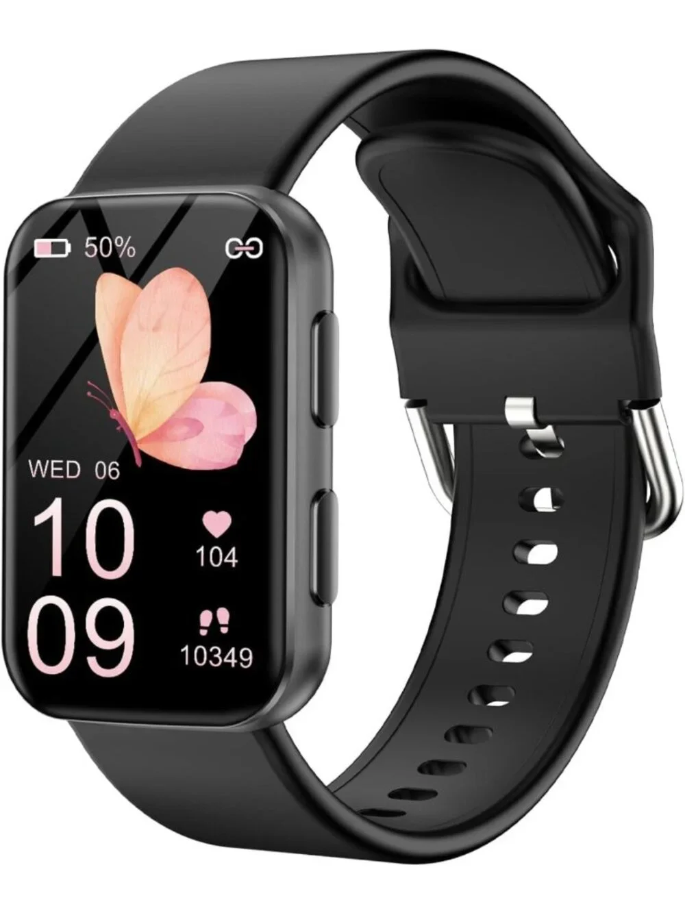 24/7 Heart Rate & Blood Pressure Monitor Smart Watch, Sleep Tracker, IP68